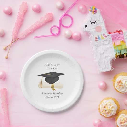 卒業キャップパーソナライズされた ペーパープレート (パーティー)