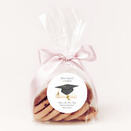 卒業キャップパーソナライズされた ラウンドシール