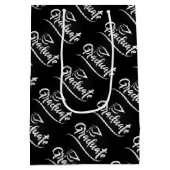 卒業キャップ付き ミディアムペーパーバッグ (裏面)