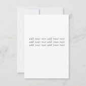 卒業キャップ及びタッセルゴールドフォイルサンキューカード サンキューカード (裏面)