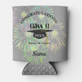 卒業キャップ及びタッセルパーソナライズされた 缶クーラー