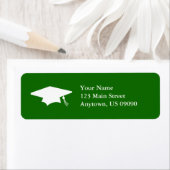 卒業キャップ差出人住所ラベル ラベル (インサイチュ)