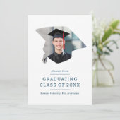 卒業キャップ1写真卒業 案内状 (スタンド正面)