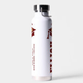 卒業キャップ – タッセルDkレッド金ゴールドクラス2023 ウォーターボトル (左面)