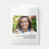 卒業キャンディは写真シンプルおもしろいの事実を好む フェイバーバッグ (正面)