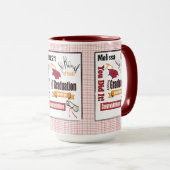 卒業ギフトアイディア – 卒業生のためにパーソナライズ マグカップ (正面右)