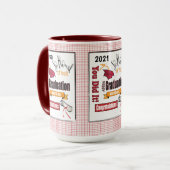 卒業ギフトアイディア – 卒業生のためにパーソナライズ マグカップ (正面左)