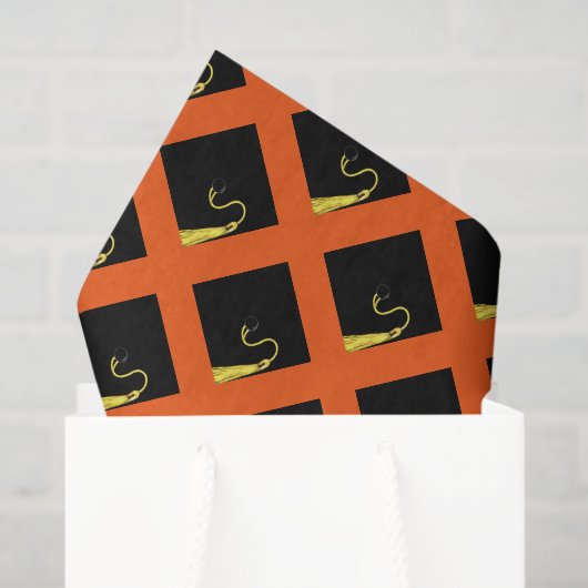 卒業ギフトオレンジ 薄葉紙 (ギフトバッグ)