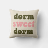 卒業ギフトドカラフルーム引用文ピンクグリーン クッション (裏面)