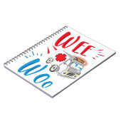 卒業ギフト，救急車，患者 ノートブック (左側)