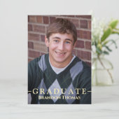 卒業クラシック写真受賞者ローレル金ゴールド 招待状 (スタンド正面)