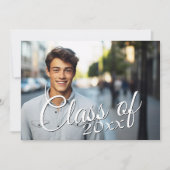 卒業クラスのスクリプト発表パーティー 招待状 (正面)