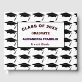 卒業クラスのパーティーのパーソナライズ ゲストブック (正面)