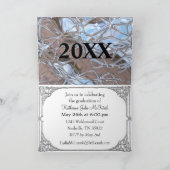 卒業クラスの写真をカスタマイズ可能 招待状 (内部)