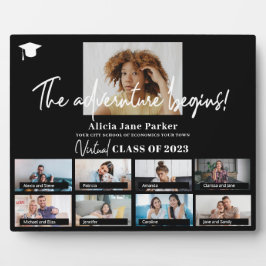 卒業クラスの年の写真カスタムコラージュ フォトプラーク