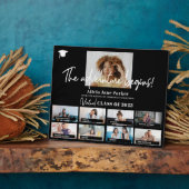 卒業クラスの年の写真カスタムコラージュ フォトプラーク (側面)