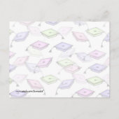 卒業クラスの招待状 インビテーションポストカード (裏面)