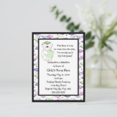 卒業クラスの招待状 インビテーションポストカード (スタンド正面)