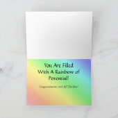 卒業クラスシルエットカーカスタマイズド～ カード (内部)