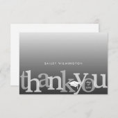 卒業クラスモダン1年 サンキューカード (正面/裏面)