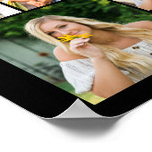 卒業クラス年32フォトコラージュあなたの色 ポスター (角)