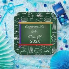 卒業クラス紙プレート ペーパープレート