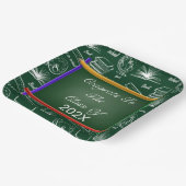 卒業クラス紙プレート ペーパープレート (傾斜あり)