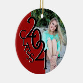 卒業クラス2021カラーオプション写真 セラミックオーナメント (右)