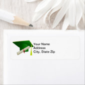 卒業クラス20??グリーン住所 シール (インサイチュ)