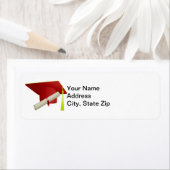 卒業クラス20??赤住所 シール (インサイチュ)