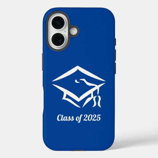 卒業クラス20??BLUWHTカスタマイズ年 Case-Mate iPhoneケース (裏面)