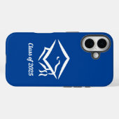 卒業クラス20??BLUWHTカスタマイズ年 Case-Mate iPhoneケース (裏面 (横))