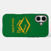 卒業クラス20??GRNGLDカスタマイズ年 Case-Mate iPhoneケース (裏面 (横))