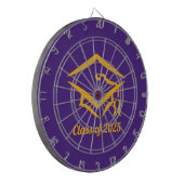 卒業クラス20??PURGLDカスタムの年名 ダーツボード (正面左)