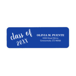 卒業クラス・オブ・ブルー差出人住所 ラベル