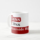 卒業クラス コーヒーマグカップ (正面左)