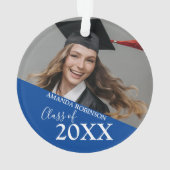 卒業クラス |フォトオーナメント オーナメント (裏面)