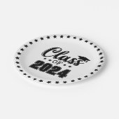 卒業クラス ペーパープレート (アングル)