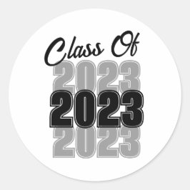 卒業クラス ラウンドシール