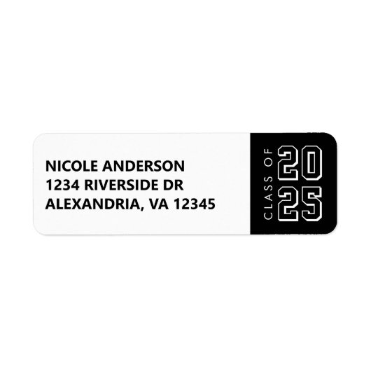 卒業クラス ラベル (正面)