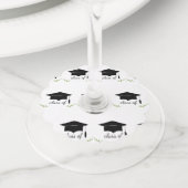 卒業クラス ワイングラスタグ (クローズアップ)