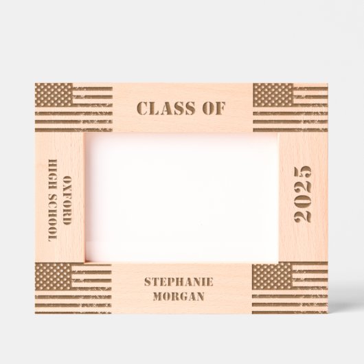 卒業クラス（刻印） レーザー彫刻フレーム (正面)
