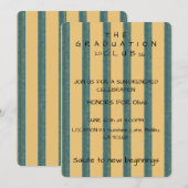 「卒業クラブ」招待状のペーパーシート 招待状 (正面/裏面)