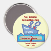卒業クルーズマグネット – 大 マグネット (正面/裏面)