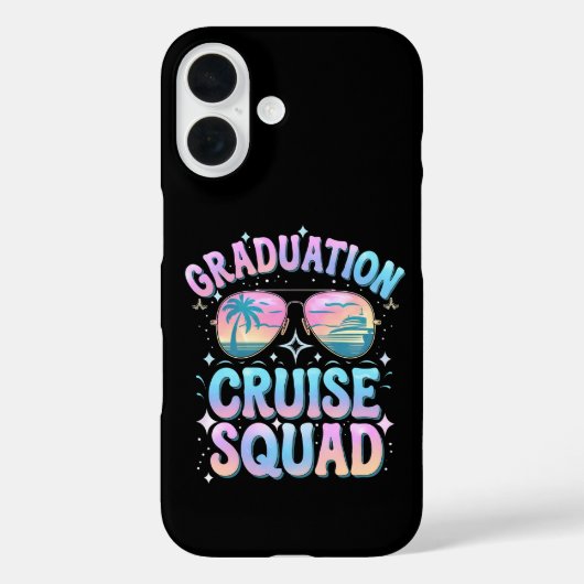 卒業クルーズ部 クルーズ船 レトロ Case-Mate iPhoneケース (裏面)