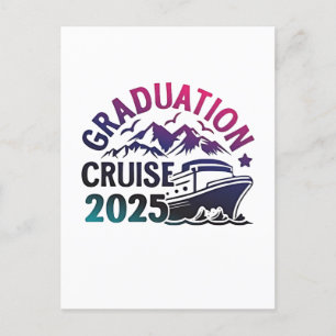卒業クルーズ2025夏季旅行マッチング シーズンポストカード