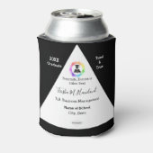 卒業クーラーボックスウォーターカラールックHAMbyWG 缶クーラー (缶裏面)