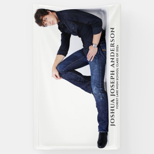 卒業クール写真 横断幕 (縦)