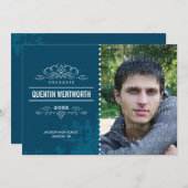 卒業クール発グランジ表 案内状 (正面/裏面)