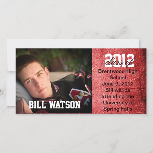 卒業クール発表 案内状 (正面)